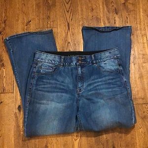 Lane Bryant blue high rise jeans